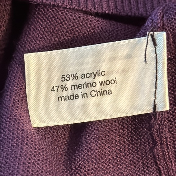 Lane Bryant Fine Merino Wool Collection Blend V-Neck Sweater Size 18/20 - Picture 6 of 10